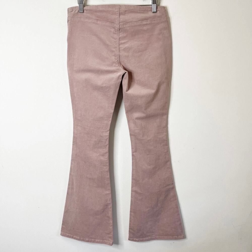 Pacsun Women's Corduroy Pants Size 26 Mauve Pink Flare Leg Low Rise Retro Y2K - Picture 4 of 10